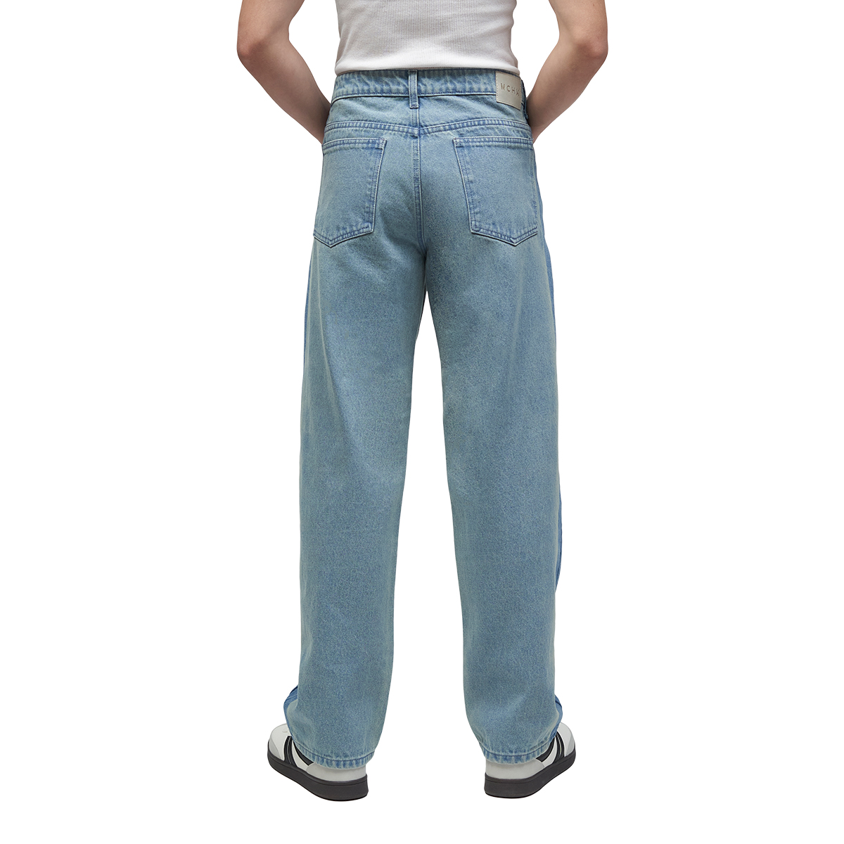 Foto 3 | Jeans De Mezclilla Mchk. Para Caballero Corte Recto. Color Azul. Modelo 8085