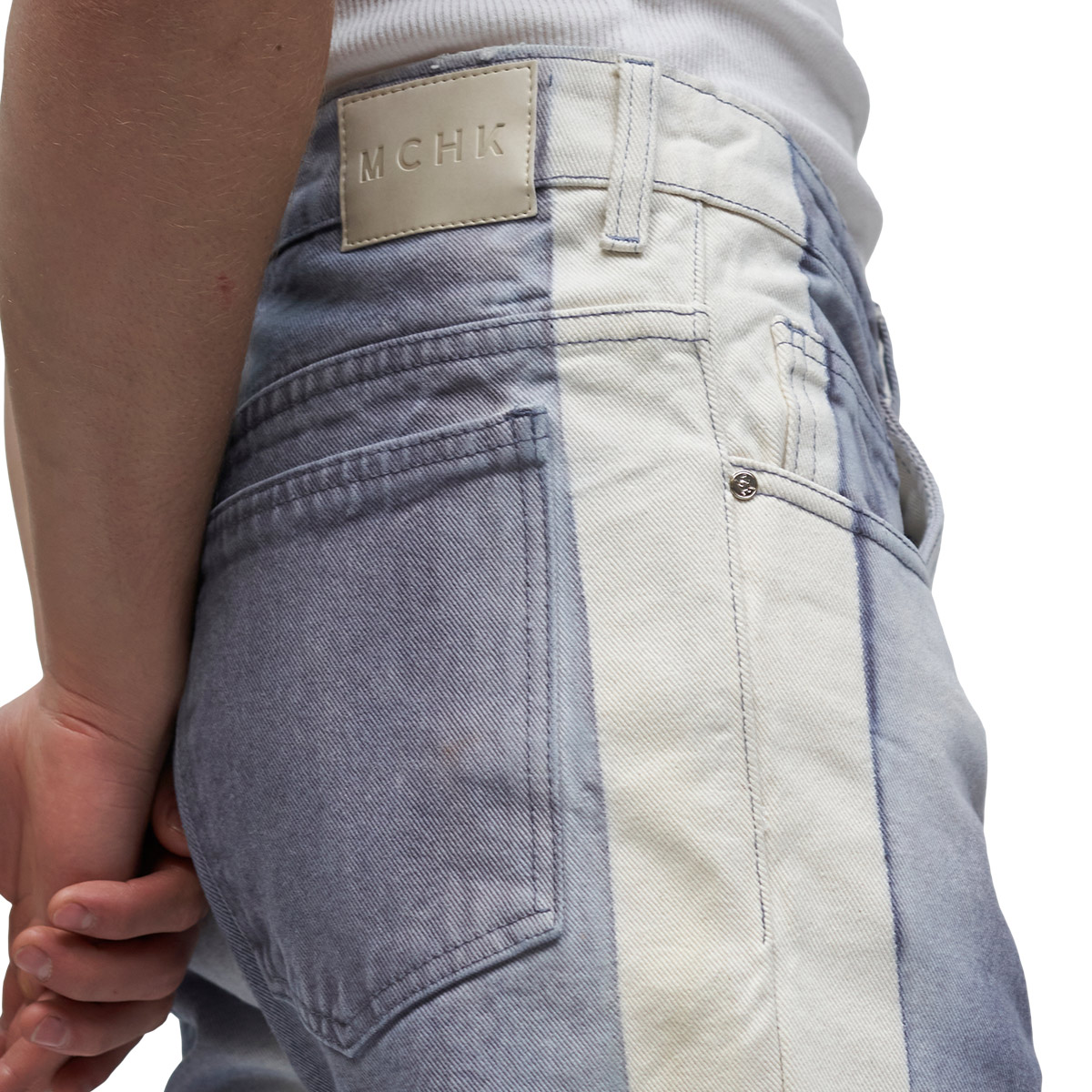Foto 4 | Jeans De Mezclilla Mchk. Para Caballero Corte Recto. Color Mar Espuma. Modelo 8086
