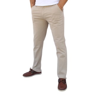 Foto 3 | Pantalón Recto De Gabardina Stretch Color Arena John Silver