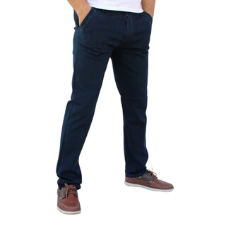 Foto 2 | Pantalón Recto De Gabardina Stretch Color Petróleo John Silver