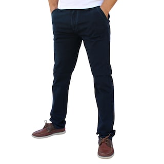Foto 3 | Pantalón Recto De Gabardina Stretch Color Petróleo John Silver