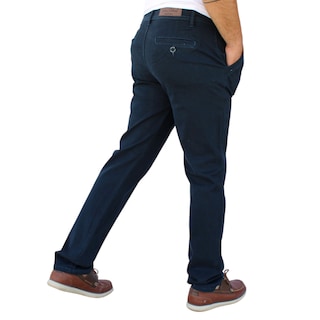 Foto 5 | Pantalón Recto De Gabardina Stretch Color Petróleo John Silver