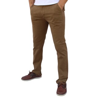 Foto 2 | Pantalón Recto De Gabarina Stretch Color Caqui Obscuro John Silver