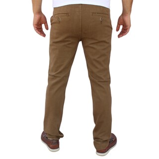 Foto 4 | Pantalón Recto De Gabarina Stretch Color Caqui Obscuro John Silver