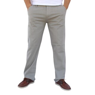 Foto 1 | Pantalón Recto De Gabardina Stretch Color Gris Claro John Silver