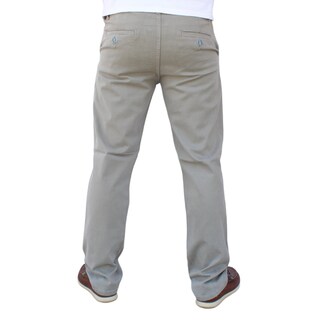 Foto 4 | Pantalón Recto De Gabardina Stretch Color Gris Claro John Silver