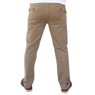 Foto 3 | Pantalón Recto De Gabardina Stretch Color Caqui John Silver
