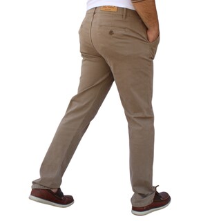 Foto 4 | Pantalón Recto De Gabardina Stretch Color Caqui John Silver