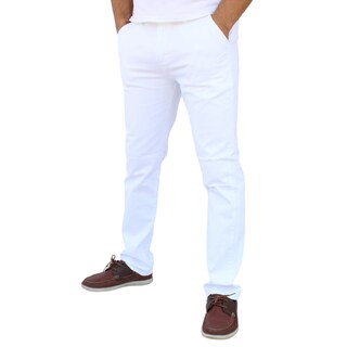 Foto 3 | Pantalón Recto De Gabardina Stretch Color Blanco John Silver