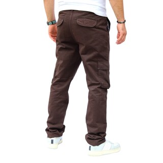 Foto 3 | Pantalón Cargo Recto De Gabardina Chocolate John Silver