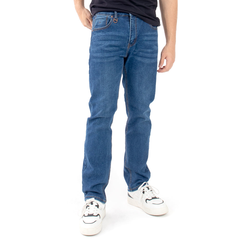 Foto 2 pulgar | Jeans Denim Straight Para Hombre