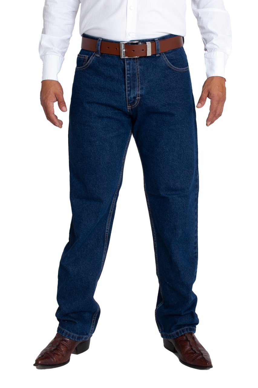 Pantalón De Hombre Vaquero Mezclilla Gruesa
