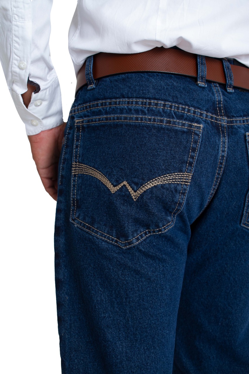 Foto 7 pulgar | Pantalón De Hombre Vaquero Mezclilla Gruesa