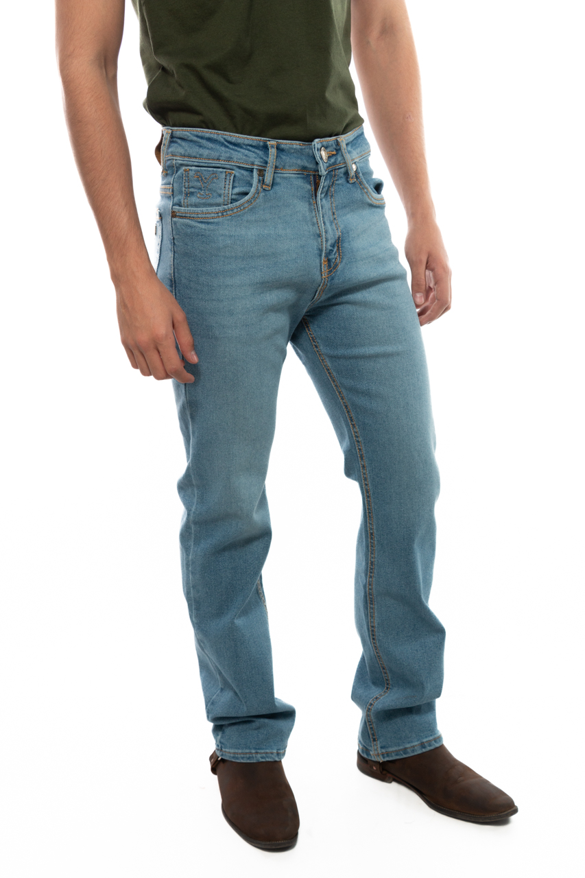 Foto 1 | Jeans Yellowstone Straight Dutton Bleach