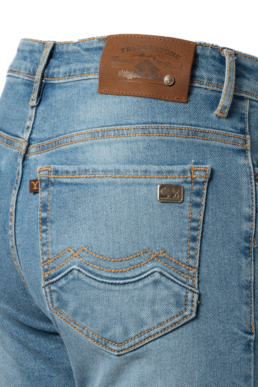 Foto 6 pulgar | Jeans Yellowstone Straight Dutton Bleach