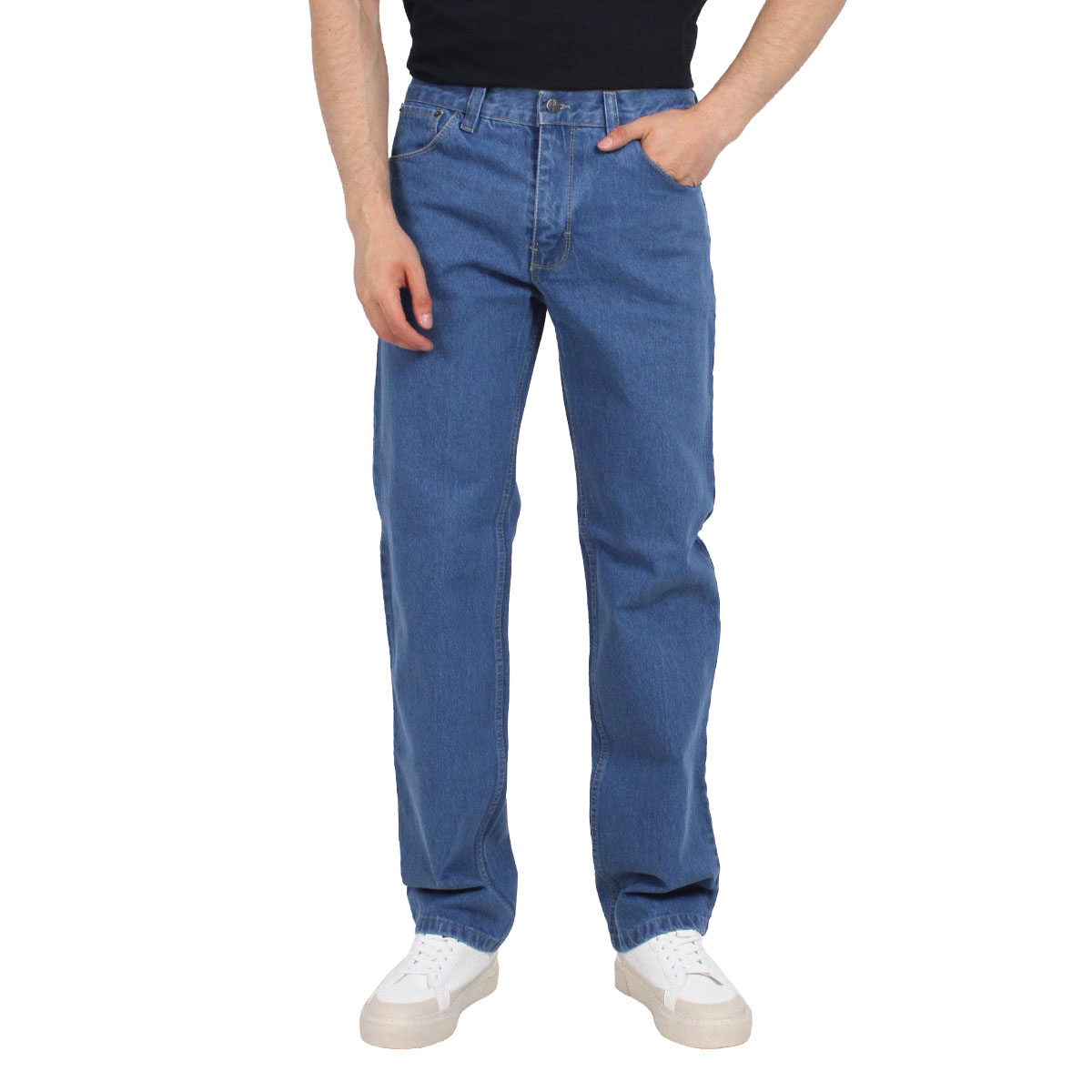 Foto 3 pulgar | Pantalón De Hombre Vaquero Regular Fit Mezclilla