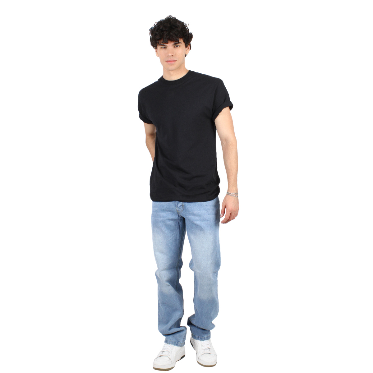 Foto 4 | Pantalón De Hombre Vaquero Grueso Azul Claro Whiskas