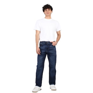 Foto 4 | Pantalón De Hombre Vaquero Mezclilla Gruesa Azul Stone Whiskas