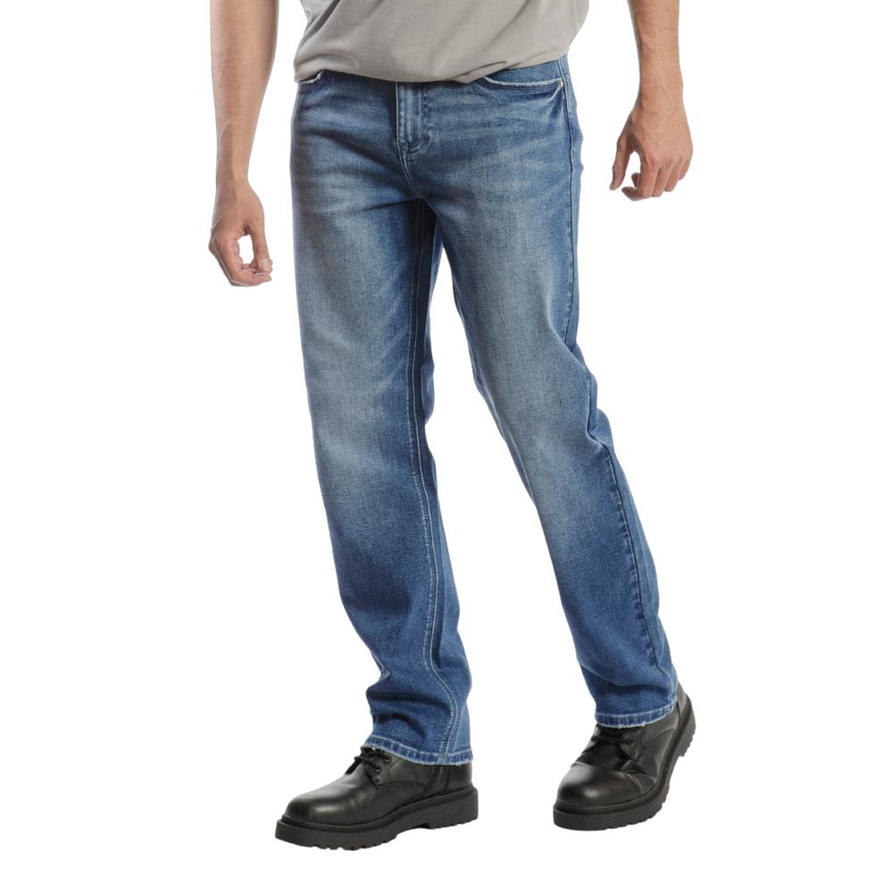 Foto 3 | Jeans Straight Hombre Balam Bl1184 Azul