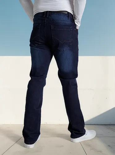 Foto 6 pulgar | Pantalón De Hombre Mod Happy Mezclilla Azul Petroleo