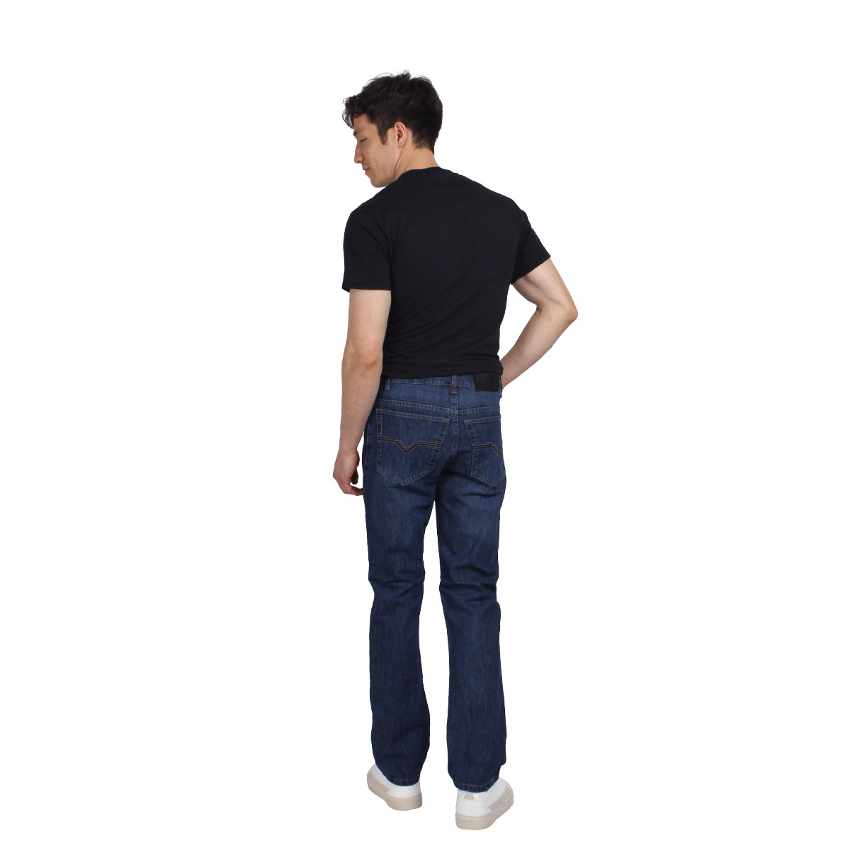 Foto 4 pulgar | Pantalón De Hombre Hapy Recto Azul Oscuro