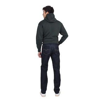 Foto 3 | Pantalón De Hombre Hapy Recto Mezclilla Azul Marino Suavisado