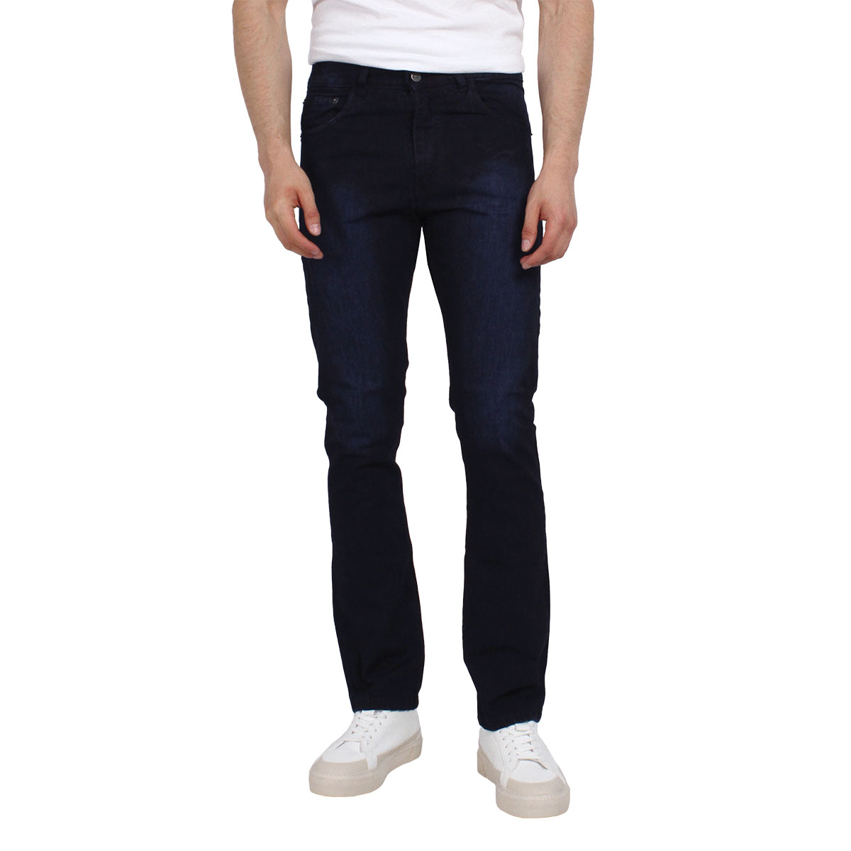 Foto 2 pulgar | Pantalón De Hombre Hapy Recto Mezclilla Azul Petroleo