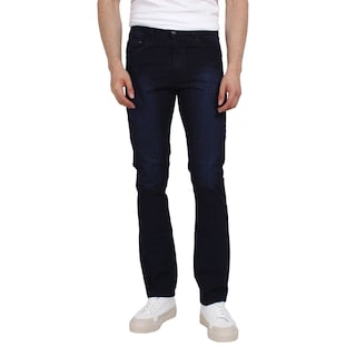 Foto 1 | Pantalón De Hombre Hapy Recto Mezclilla Azul Petroleo