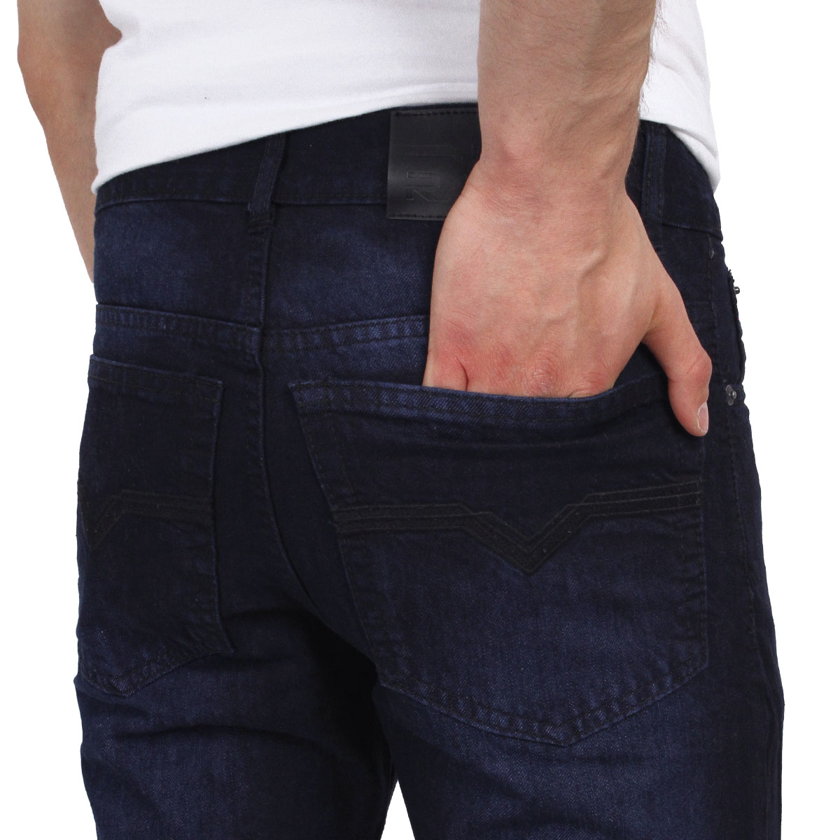 Foto 4 pulgar | Pantalón De Hombre Hapy Recto Mezclilla Azul Petroleo