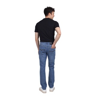 Foto 3 | Pantalón De Hombre Hapy Recto Mezclilla Azul Claro