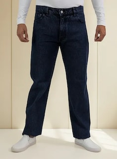 Foto 1 | Pantalón De Hombre Vaquero Grueso Azul Petroleo