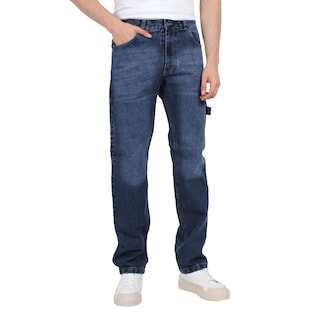 Foto 1 | Pantalón De Hombre Vaquero Grueso Tipo Carpintero