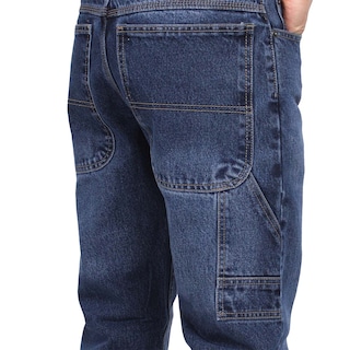 Foto 3 | Pantalón De Hombre Vaquero Grueso Tipo Carpintero
