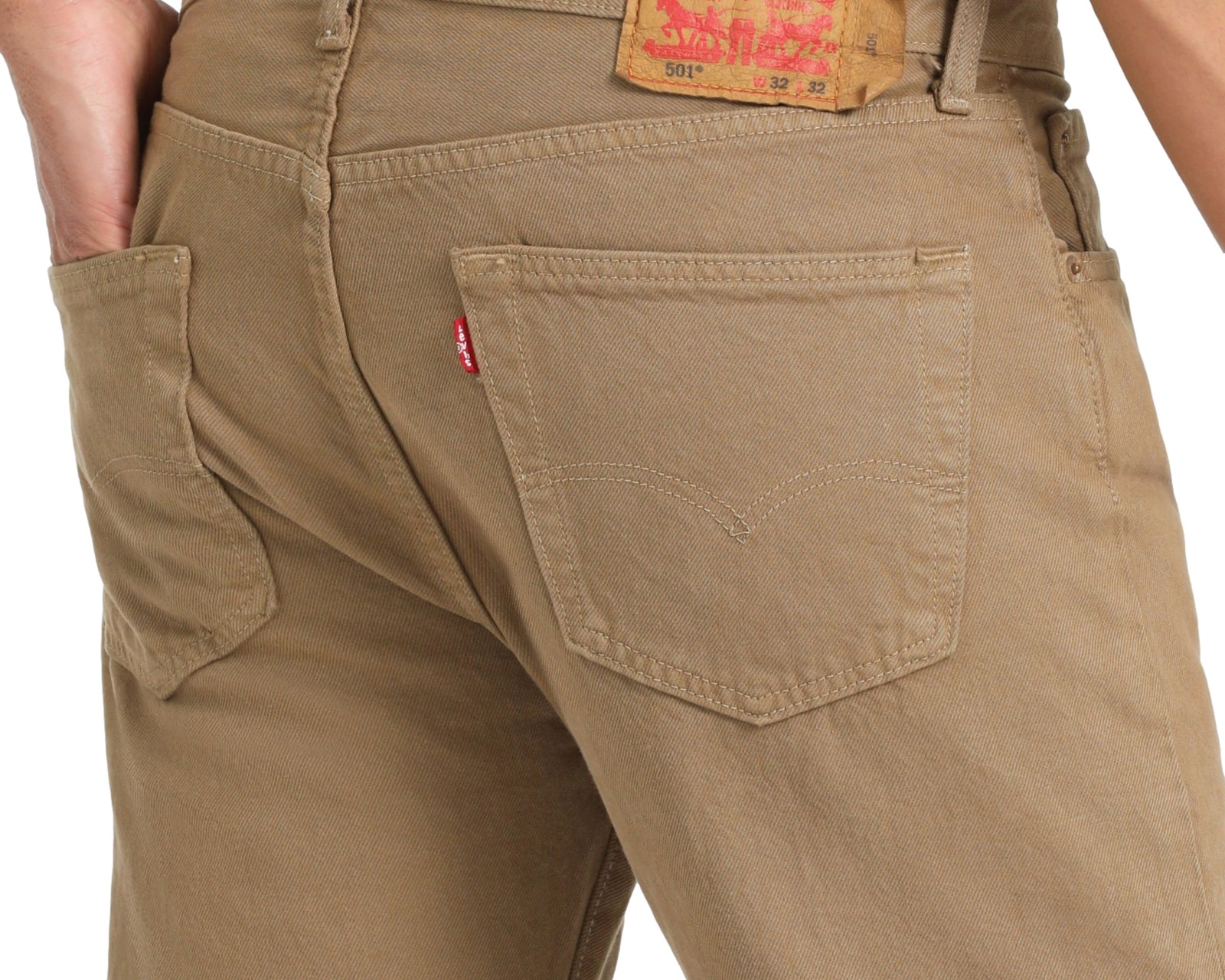 Foto 6 pulgar | Jeans Levi's 501 00501-3493 color Marrón para Hombre