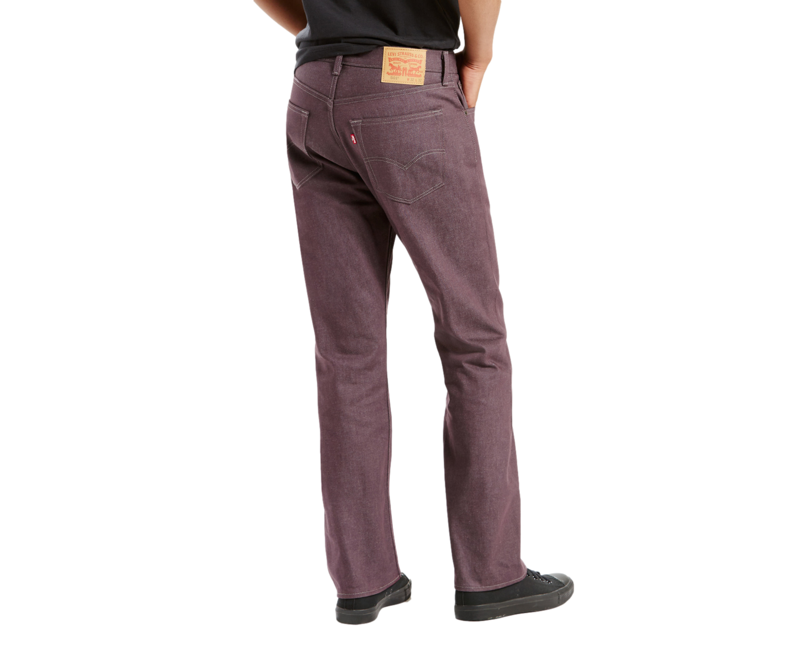 Foto 4 pulgar | Levi's Pantalones 00501-2310 color Vino para Hombre