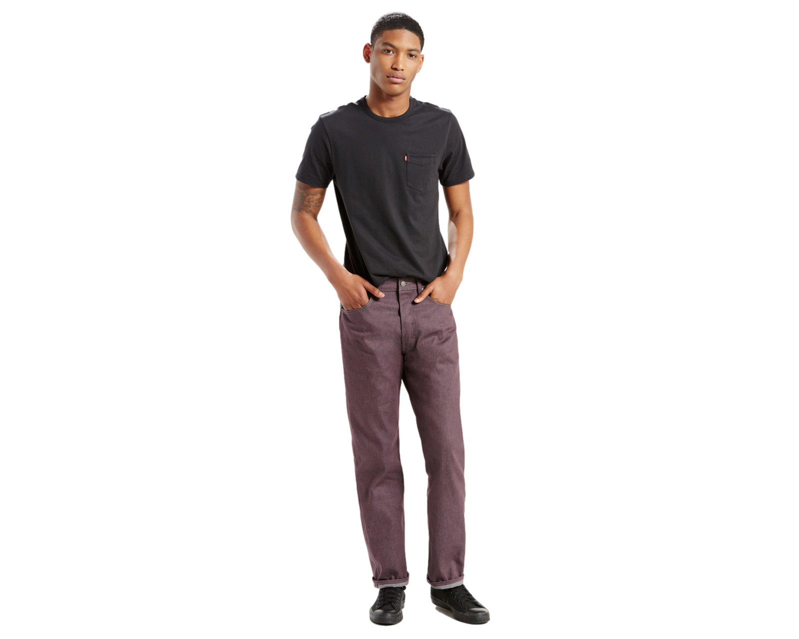 Foto 4 | Levi's Pantalones 00501-2310 color Vino para Hombre