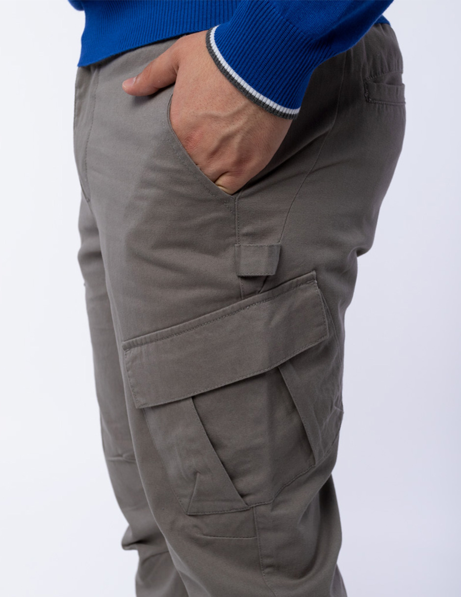 Foto 4 pulgar | Jogger Generra 328653 Gris para Hombre