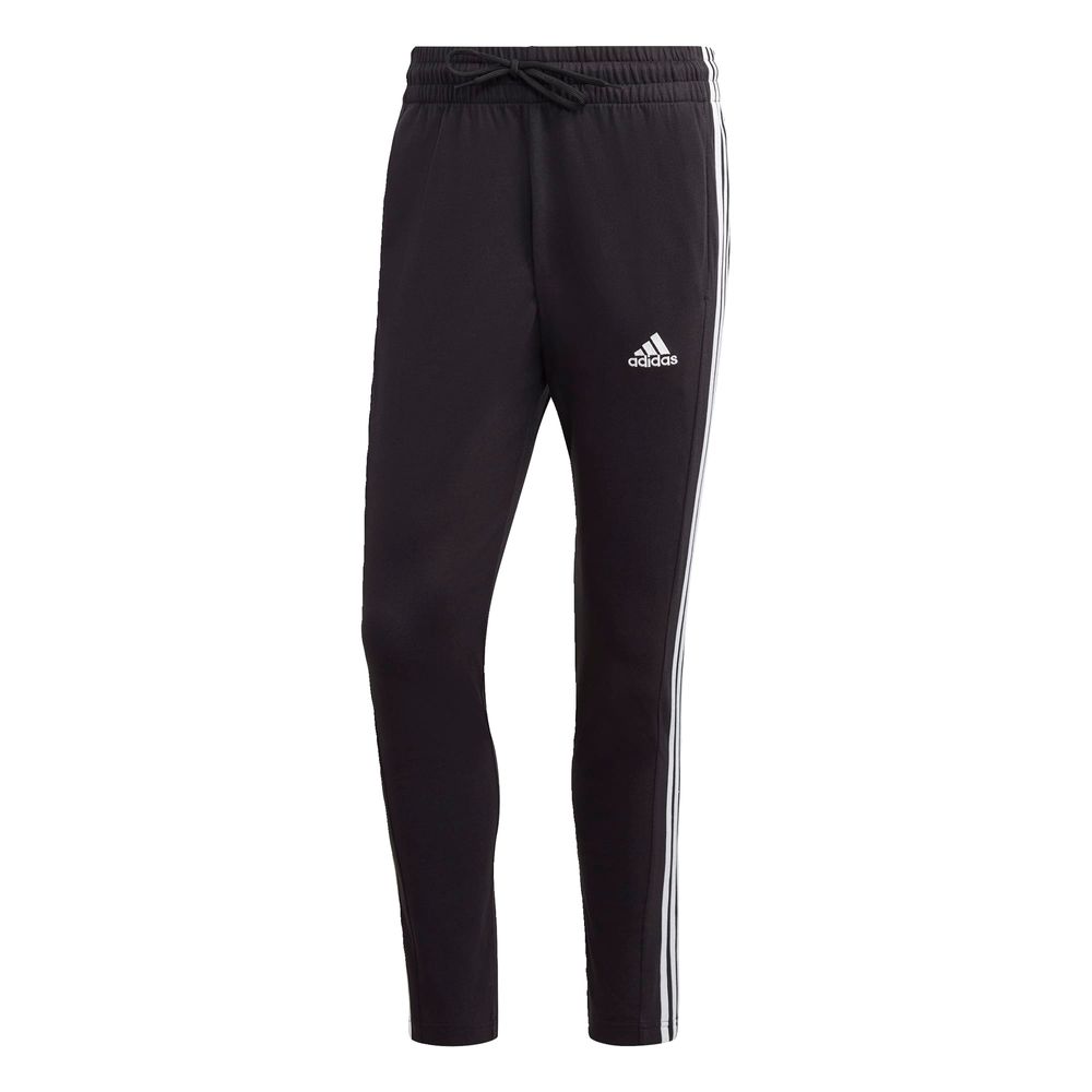 Foto 2 pulgar | Pants Adidas Essentials 3 Franjas Negros para Hombre