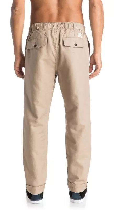 Foto 3 pulgar | Jogger Quiksilver Beige para Hombre