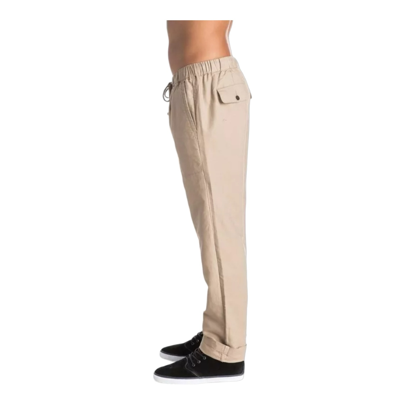 Foto 5 pulgar | Jogger Quiksilver Beige para Hombre