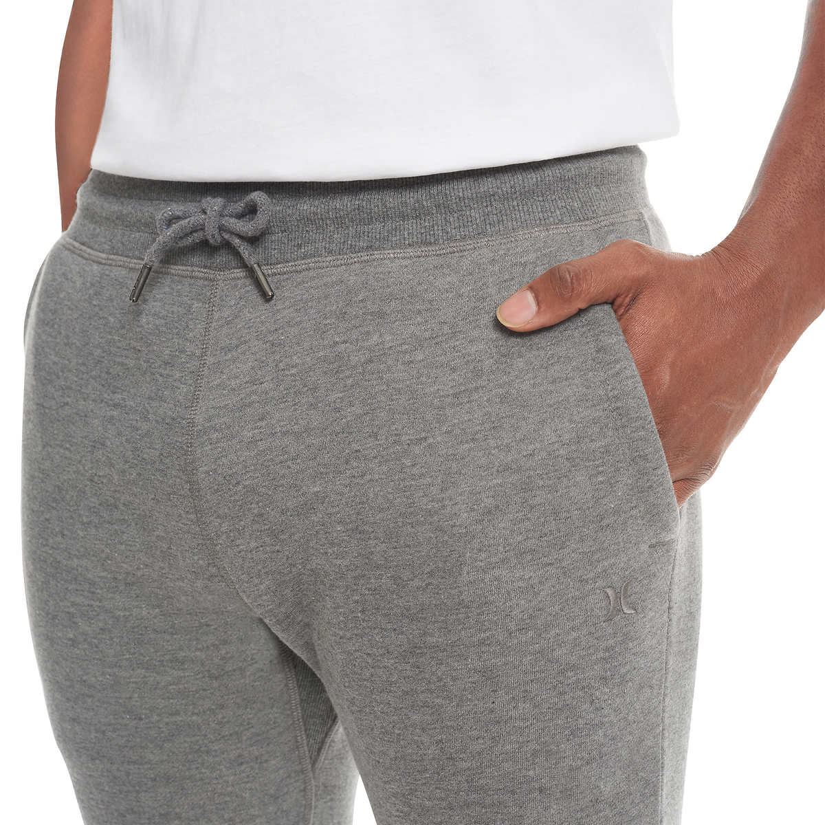 Foto 2 | Pantalones Hurley Jogger Deportivo Gris para Hombre