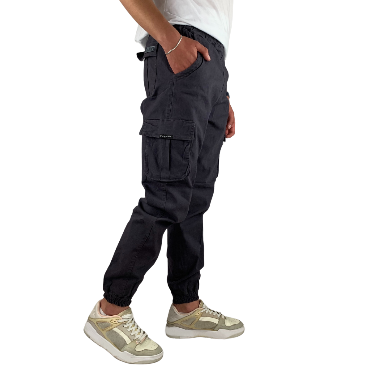 Foto 5 pulgar | Jogger Cargo Negro Indutex Y Moda para Hombre