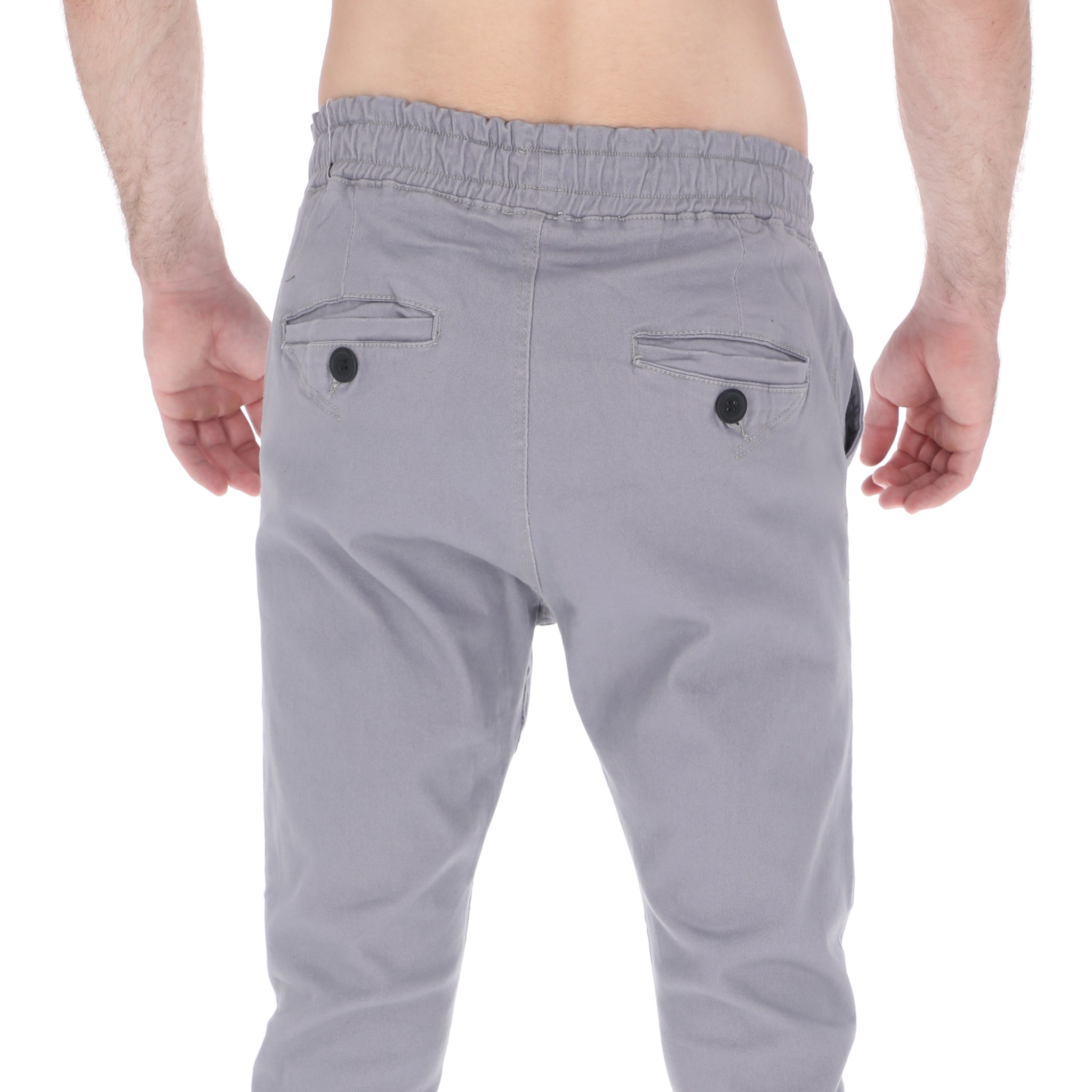 Foto 3 pulgar | Jogger Slim De Gabardina Para Hombre Color Gris Chb Chili Beans Clothing Co.