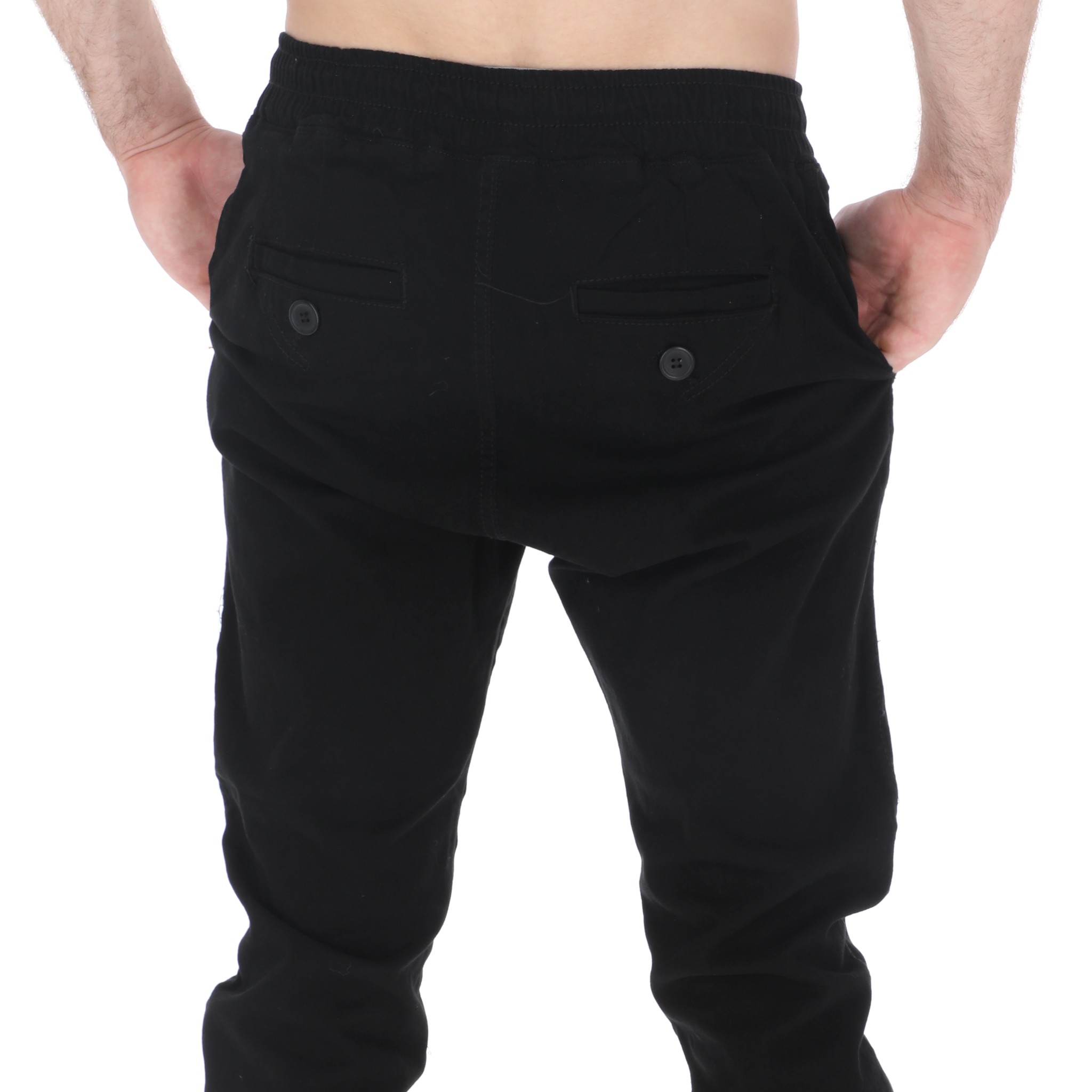 Foto 7 pulgar | Jogger Slim De Gabardina Para Hombre Color Negro Chb Chili Beans Clothing Co.