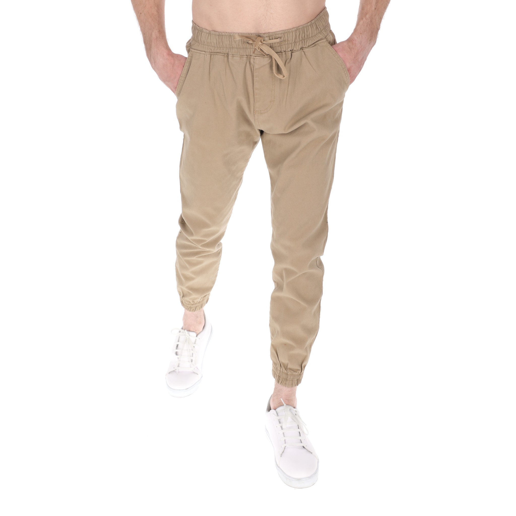 Foto 4 pulgar | Jogger Slim De Gabardina Para Hombre Color Beige Chb Chili Beans Clothing Co.