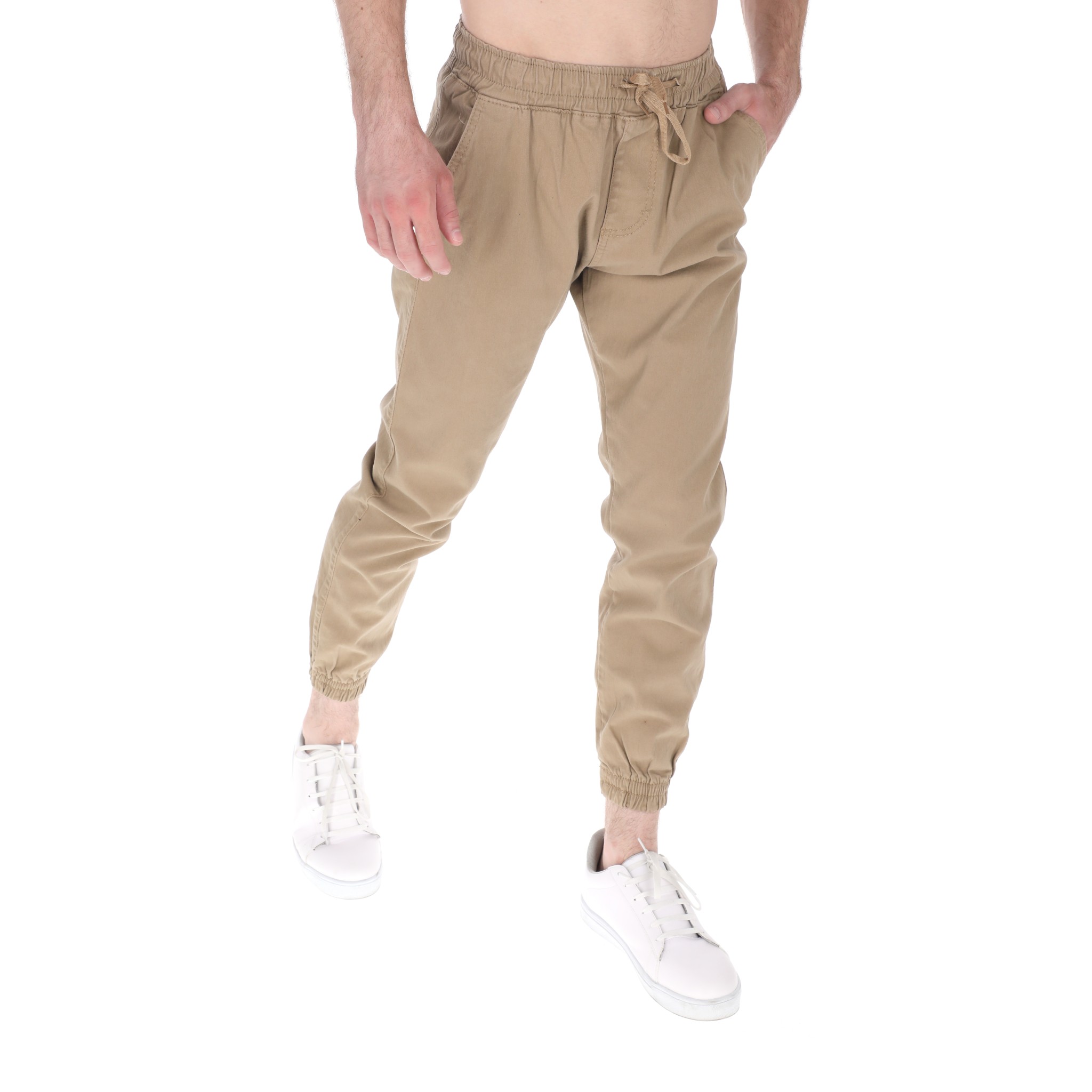 Foto 5 pulgar | Jogger Slim De Gabardina Para Hombre Color Beige Chb Chili Beans Clothing Co.