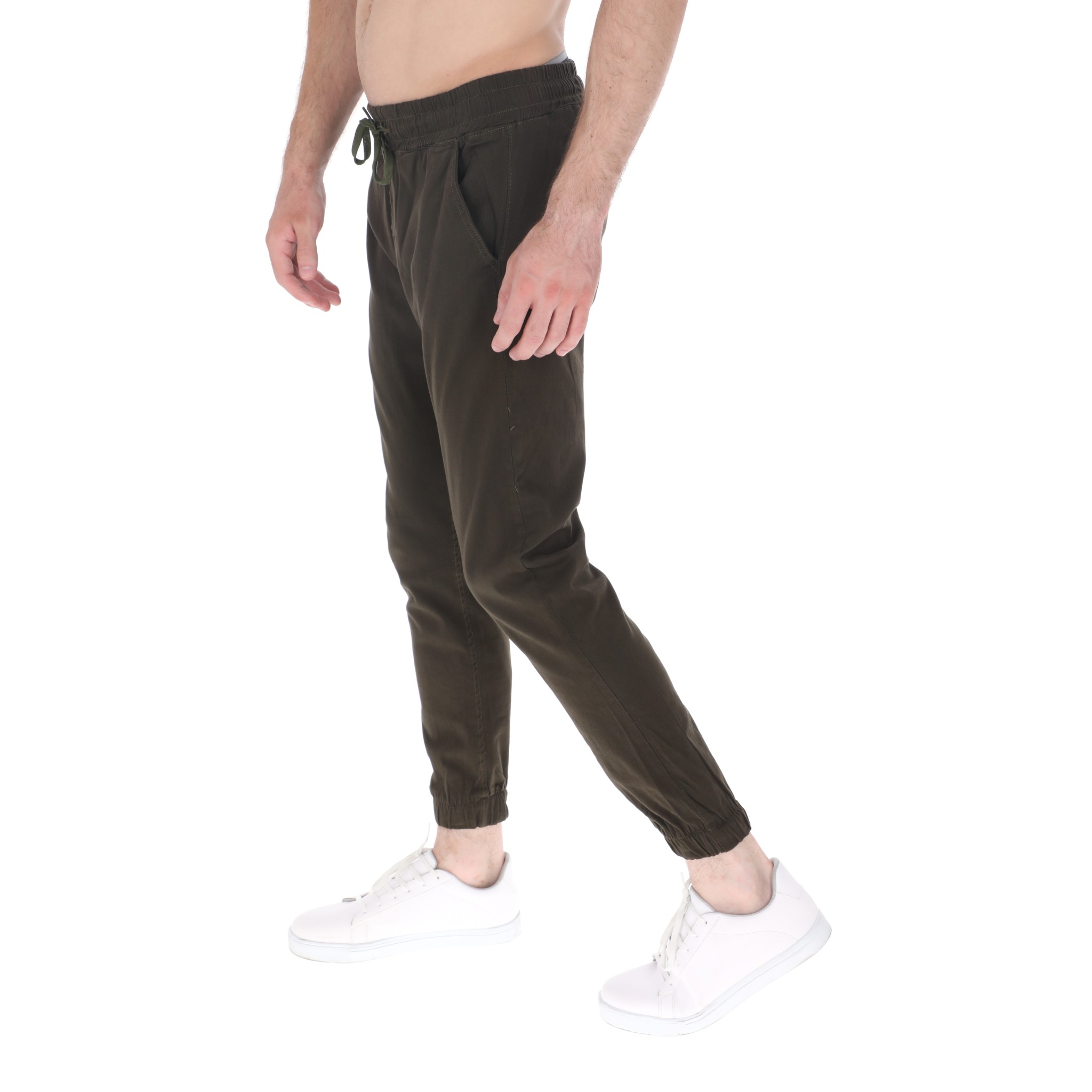 Foto 5 pulgar | Jogger Slim De Gabardina Para Hombre Color Verde Militar Chb Chili Beans Clothing Co.