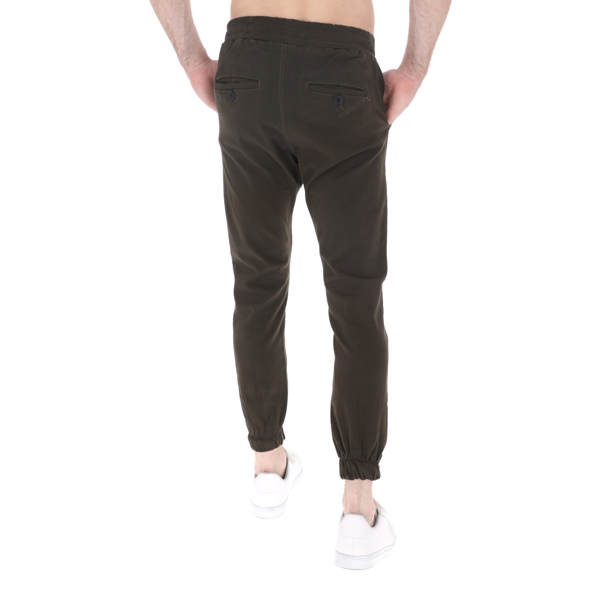 Foto 7 pulgar | Jogger Slim De Gabardina Para Hombre Color Verde Militar Chb Chili Beans Clothing Co.