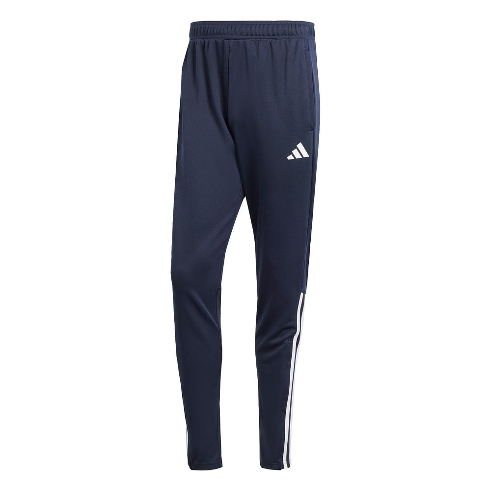 Pants Ajustados Aeroready Sereno Regular Cut 3 Franjas Pierna Cónica Adidas Azul Hombre