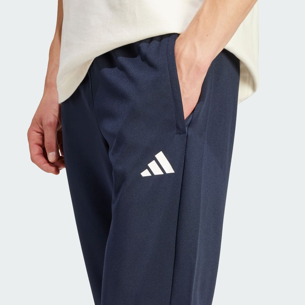 Foto 7 | Pants Ajustados Aeroready Sereno Regular Cut 3 Franjas Pierna Cónica Adidas Azul Hombre